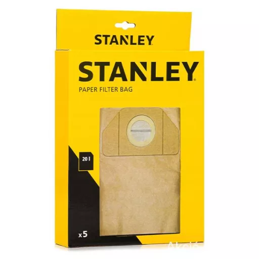 Porszívó Papír porzsák, 30L, 5db, STANLEY 41857