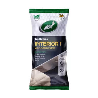   Beltéri, általános nedvesített tisztító kendő 24db-os Turtle Wax FG0019 54070 Interior