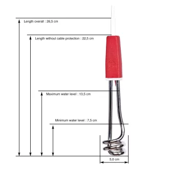 ECE-Ehlers Merülőforraló - 13cm - 230V - 600W