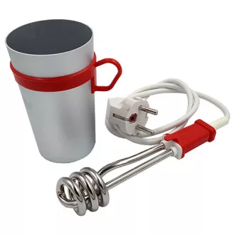   ECE-Ehlers Merülőforraló Utazó Készlet - Alu Pohárral - 9cm - 230V - 350W