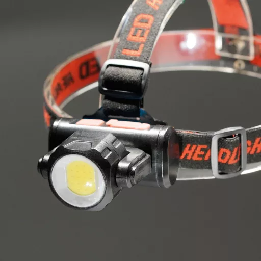 FEJLÁMPA 2 COB LED TÖLTHETŐ