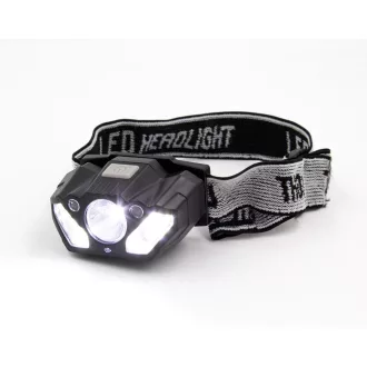 FEJLÁMPA 5 LED TÖLTHETŐ