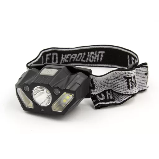 FEJLÁMPA 5 LED TÖLTHETŐ