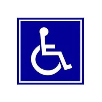   Matrica Kerekesszék, mozgássérült Szabvány méret (rokkant)