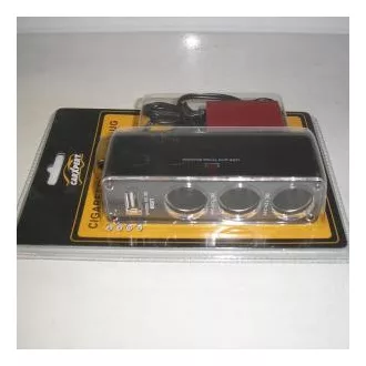 Szivargyújtó elosztó + USB