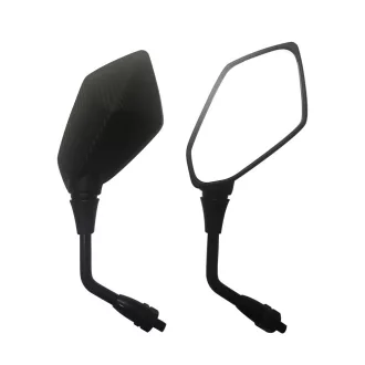 MaxSpeed Tükör Motoros, Fekete, M8, Pár