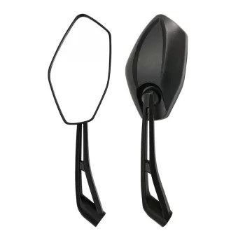 MaxSpeed Tükör Motoros, Fekete, M8, Pár