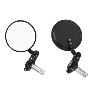 MaxSpeed Tükör Motoros, Fekete, Kormányvégbe, Pár