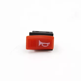 Kürt Nyomógomb - Piros, 2 Lábú, 220V