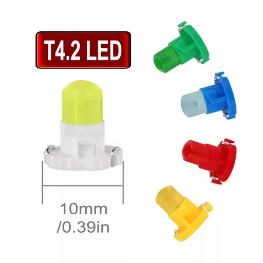 Műszerfal Izzó, T4.2 Cob Led, Kék