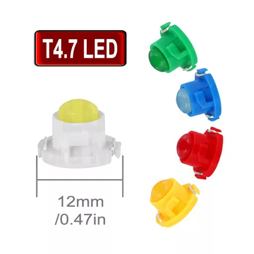 Műszerfal Izzó, T4.7 Cob Led, Fehér
