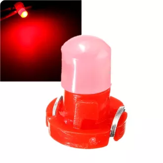 Műszerfal Izzó, T4.7 Cob Led, Piros