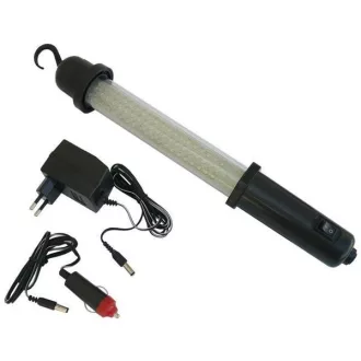   SZERELŐLÁMPA 12V 60 LED FEKETE AC/DC tölthető akkumulátoros