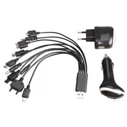 SZIVARGYÚJTÓ DUGÓ USB CSATLAKOZÓKKAL UNIVERZÁLIS Multi TÖLTŐFEJEKKEL 12db.