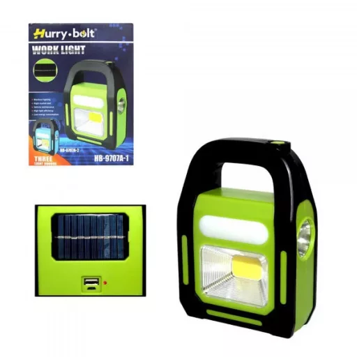 LED Akkumulátoros Solar lámpa, 9 Funkciós Ablaktörő