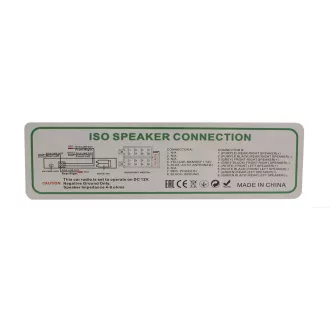 Maxspeed, Autórádió 1807BT 4x25W, Mechanika nélküli