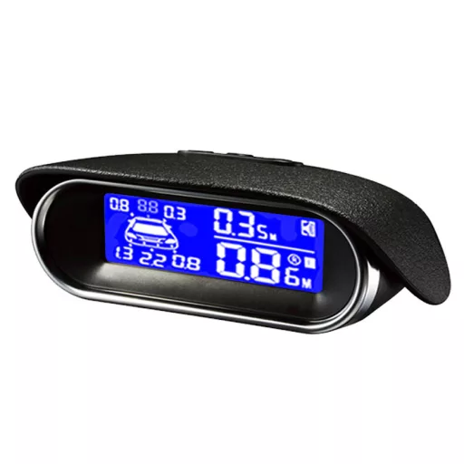 MaxSpeed Tolatóradar, 6 szenzor + távolság jelző LCD kijelző