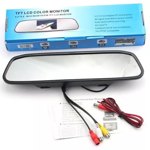 MaxSpeed, Visszapillantóba épített monitor tolatókamerához 4,3"