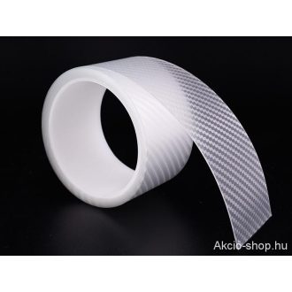 Öntapadós Carbon szalag karbon dísz 50 mm x 3 m Fehér