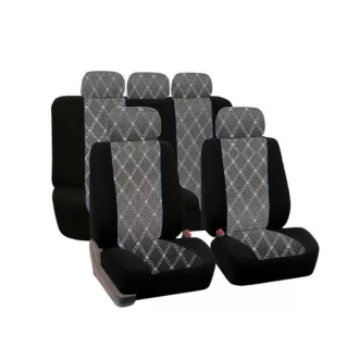   Prémium üléshuzat garnitúra univerzális szürke háló (osztható) Trend