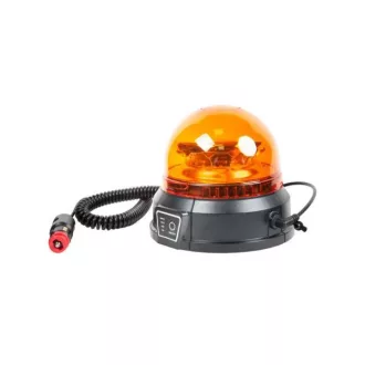   Villogófény narancssárga 12/24V mágneses LED fény tölthető akkus, távirányítós