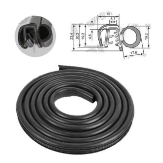   Ajtó kéder, ajtótömítő gumi Nyugati profil (kis teher, haszonjármű) 1 m