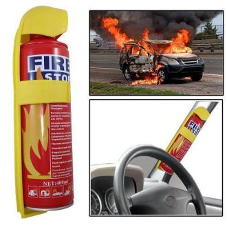   Tűzoltó készülék aeroszol spray 0,5 kg – Stac Plastic (Tartóval)