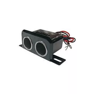   Nagy teljesítményű szivargyújtó elosztó 3-as 12/24V 4 USB csatlakozóval (digitális kijelző)