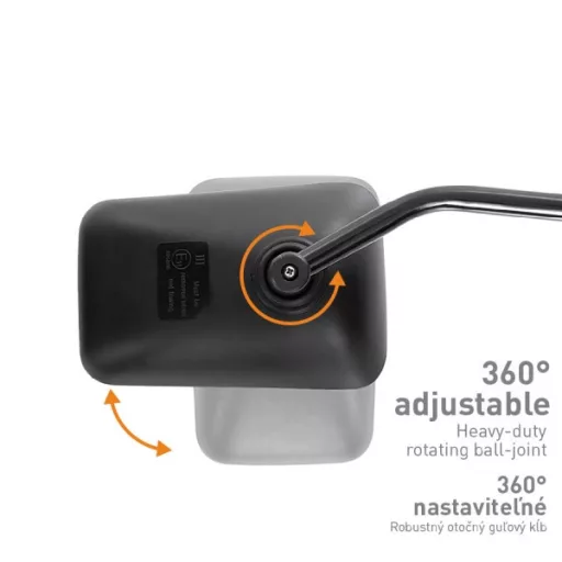 Tükör Lakókocsi,utánfutó vontatáshoz, nagyobb vontatványokhoz E-jeles