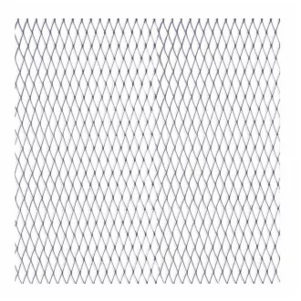 Hűtőrács Tuning 100 × 25 cm (Ezüst) (Kis lyukú)