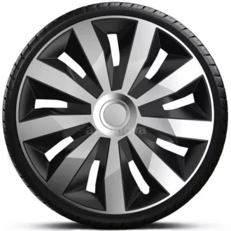   13"-os Penta Silver-Black dísztárcsa garnitúra (4darab)