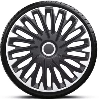   13"-os Quantum Pro Silver-Black dísztárcsa garnitúra (4darab)