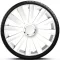 13"-os Spyder Pro White dísztárcsa garnitúra (4darab)