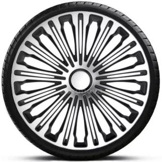   13"-os Volante Silver-Black dísztárcsa garnitúra (4darab)