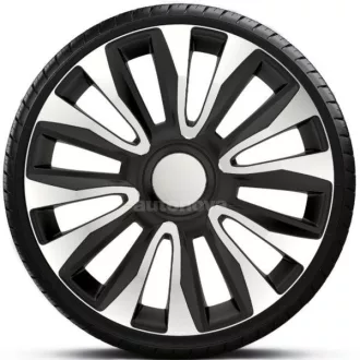   14"-os Avalon Silver-Black dísztárcsa garnitúra (4darab)