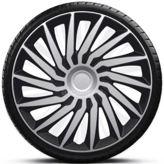   14"-os Kendo Silver-Black dísztárcsa garnitúra (4darab)