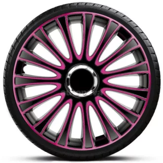   14"-os Lemans Pro Pink-Black dísztárcsa garnitúra (4darab)