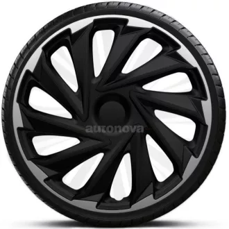   14"-os Misano Silver Black dísztárcsa garnitúra (4darab)