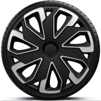   14"-os Ultimo Silver Black dísztárcsa garnitúra (4darab)