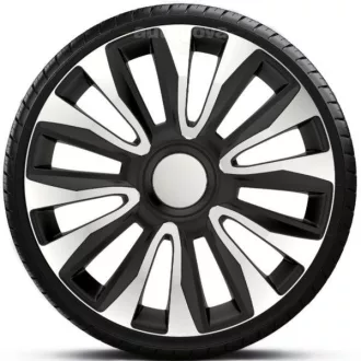   15"-os Avalon Silver-Black dísztárcsa garnitúra (4darab)
