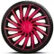 15"-os Kendo Pink Black dísztárcsa garnitúra (4darab)