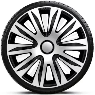   15"-os Nardo Silver-Black dísztárcsa garnitúra (4darab)