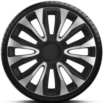   16"-os Avalon Carbon Silver-Black dísztárcsa garnitúra (4darab)