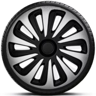   16"-os Caliber Carbon Silver-Black dísztárcsa garnitúra (4darab)