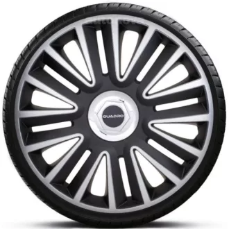   16"-os Quadro Pro Silver Black dísztárcsa garnitúra (4darab)