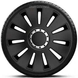   16"-os Silverstone Pro Black dísztárcsa garnitúra (4darab)