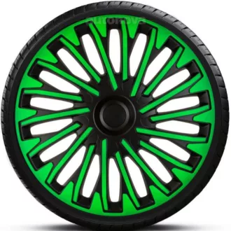   16"-os Soho Green Black dísztárcsa garnitúra (4darab)