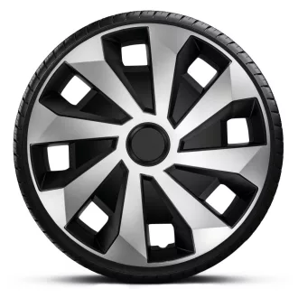   16"-os Volvano Van Silver Black dísztárcsa garnitúra (4darab) teherautókra való