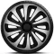 17"-os Caliber Carbon Silver-Black dísztárcsa garnitúra (4darab)