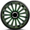 17"-os Lemans Pro Green-Black dísztárcsa garnitúra (4darab)